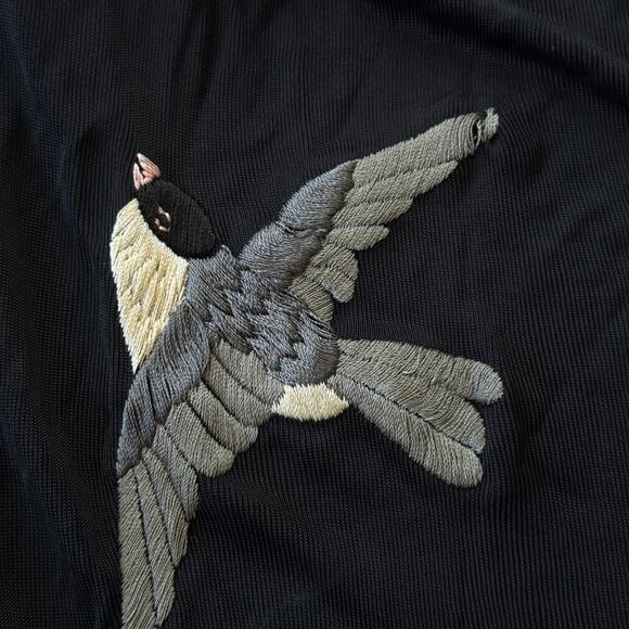 Jean Paul Gaultier Vintage‎ Floral Hummingbird Kimono Sleeve Mesh Mini Dress - Picture 13 of 15